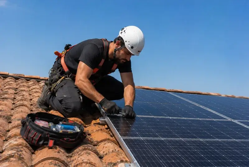 Maintenance et monitoring de panneaux solaires à Châteaugiron